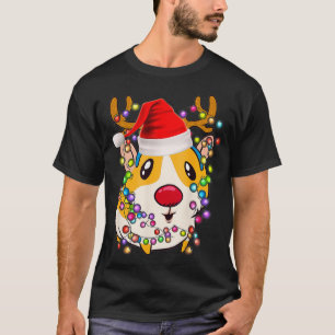 Camiseta Guiné Pig Christmas Reindeers (Rebelde de Natal) P