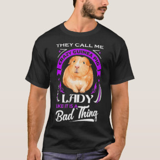 Camiseta Guiné Pig Crazy Guiné