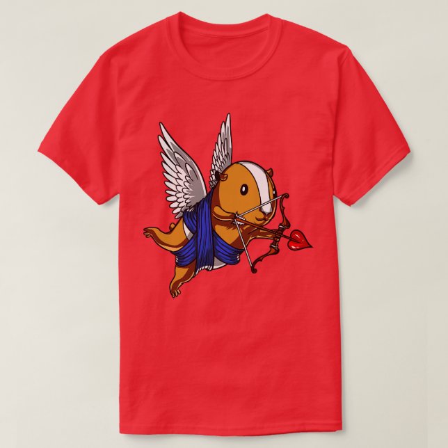 Camiseta Guiné Pig Cupid (Frente do Design)