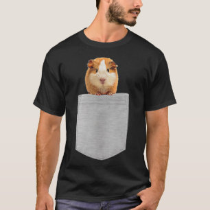 Camiseta Guiné Pig Falso Pocket Hamster Art Rodand Animal 