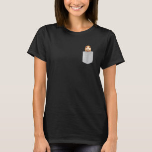 Camiseta Guiné Pig Falso Pocket Hamster Art Rodand Animal N