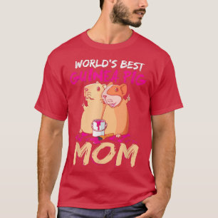 Camiseta Guine-Pig Girl Guiné-Pig Mulheres do mundo melhor 