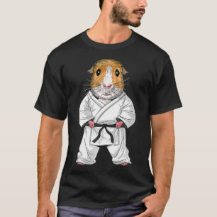 Camiseta Guiné Pig Karate Ninja Jiu Jitsu Taekwondo Arts