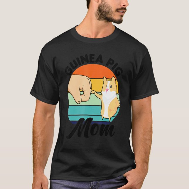 Camiseta Guiné Pig Mãe Pets (Frente)