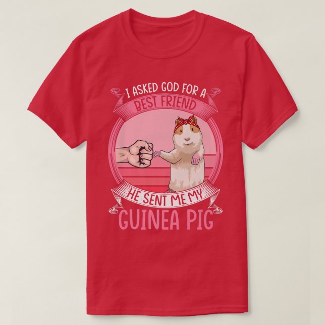 Camiseta Guiné Pig Mãe Proprietária Guiné Roupa Retro para  (Frente do Design)