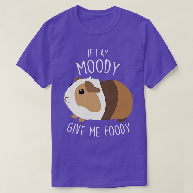 Camiseta Guiné Pig Moody Foody (Frente do Design)