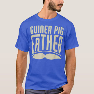 Camiseta Guiné Pig Padre Funny Guiné Proprietário de Porcos