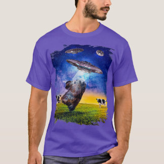 Camiseta Guiné Pig Ufo Abdução Fazenda