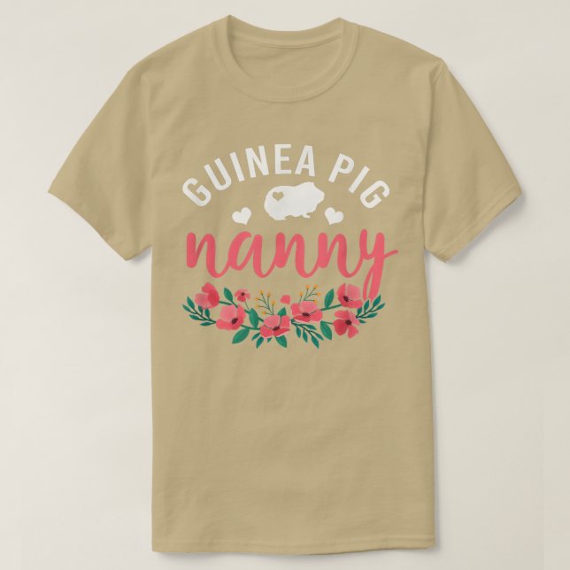 Camiseta Guiné Pig Vovó Pet Presente Mulher Avó Pover Ch (Frente do Design)