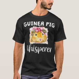 Camiseta Guiné Pig Whisperer Engraçado Cavy Animal Pet Prop