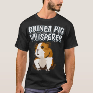 Camiseta Guiné Pig Whisperer Engraçado Cavy Cita Porcos G