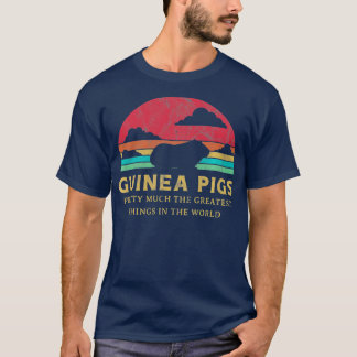 Camiseta Guiné Porco Maior Coisa Retro Pet Sunset