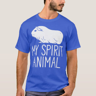 Camiseta Guiné Porco Meu Espírito Animal Hamster Pet Lover