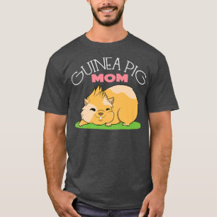 Camiseta Guiné Porcos Guiné Porco Mãe Mulheres Guiné Porco