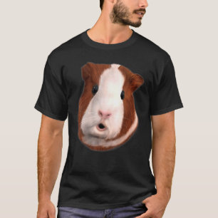 Camiseta Guiné Rosto Cavy Roupas Roupas Mulheres Crianças