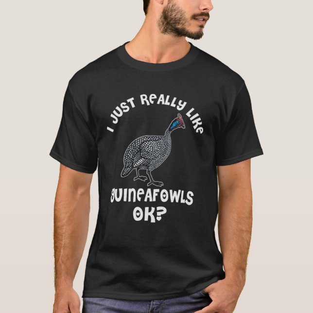 Camiseta Guinea Fowl Chicken  Breeder Poultry Saying (Frente)