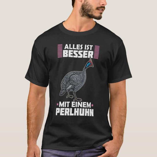 Camiseta Guinea Fowl Chicken  Breeder Poultry Saying 13 (Frente)