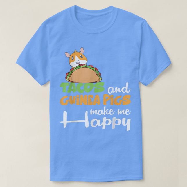 Camiseta Guinea Pig and Taco  (Frente do Design)