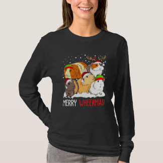 Camiseta Guinea Pig Christmas Merry Wheekmas  Guinea Pigs