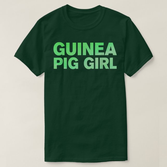 Camiseta Guinea Pig Girl  (Frente do Design)