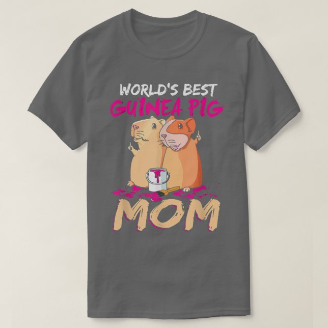 Camiseta Guinea Pig Girl Guinea Pig Women worlds best Guine (Frente do Design)