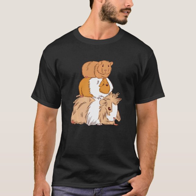 Camiseta Guinea Pig Graphic Guinea Pig Owner Pet Cavy Anima (Frente)