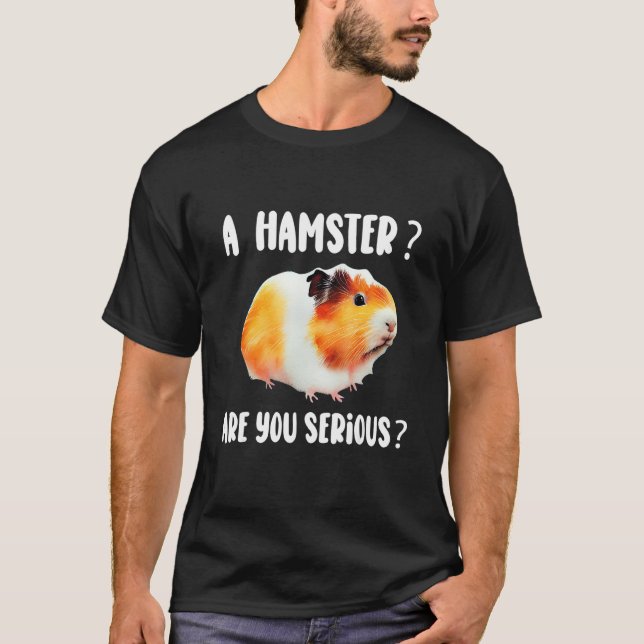 Camiseta guinea pig is not a hamster for guinea pig best ca (Frente)