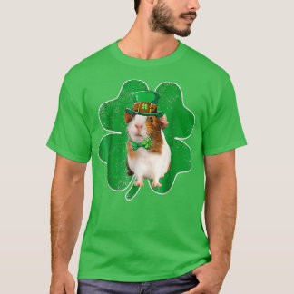 Camiseta Guinea Pig Leprechaun Hat & Shamrock Irish St Patr