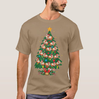 Camiseta Guinea Pig Lover Xmas Santa Hat Guinea Pig Christm