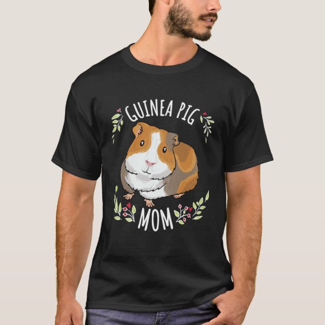 Camiseta Guinea Pig Mom  1 (Frente)
