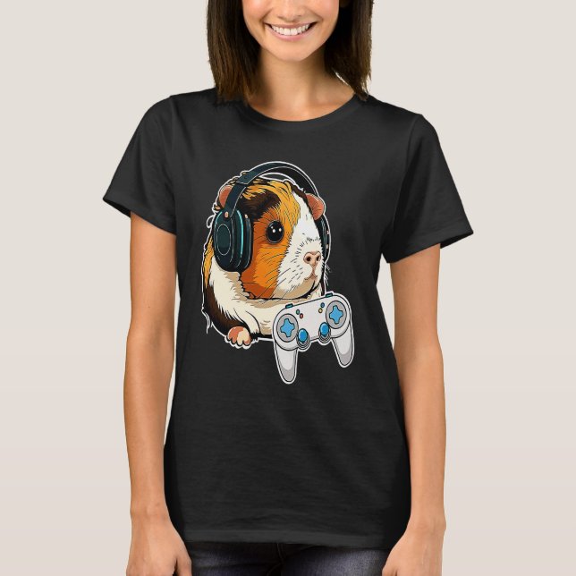 Camiseta Guinea Pig Mom Dad  Piggy  Chew Cage  7 (Frente)