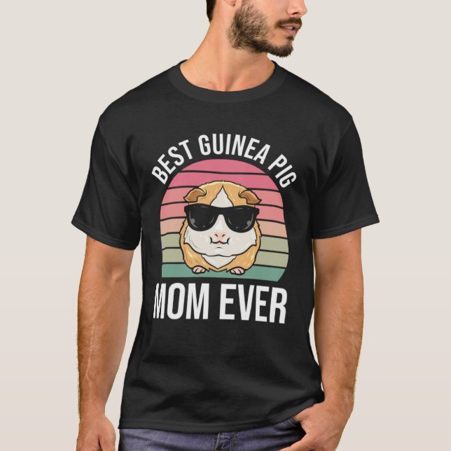 Camiseta Guinea Pig Mom  Guinea Pig (Frente)