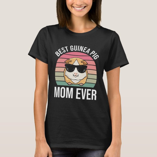 Camiseta Guinea Pig Mom  Guinea Pig (Frente)