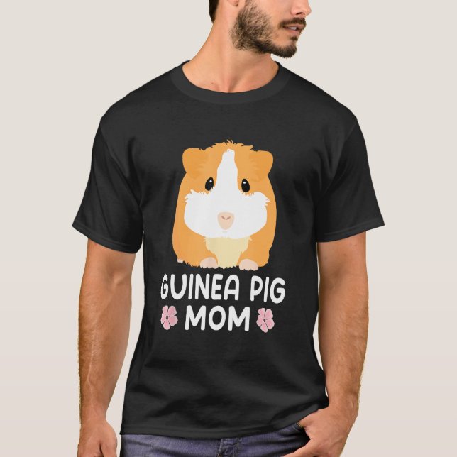 Camiseta Guinea Pig Mom Guinea Pig   Mama Mother (Frente)