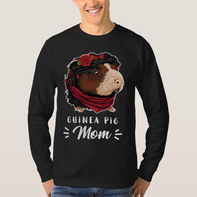 Camiseta Guinea Pig Mom Outfit for Guinea Piggies Girl (Frente)
