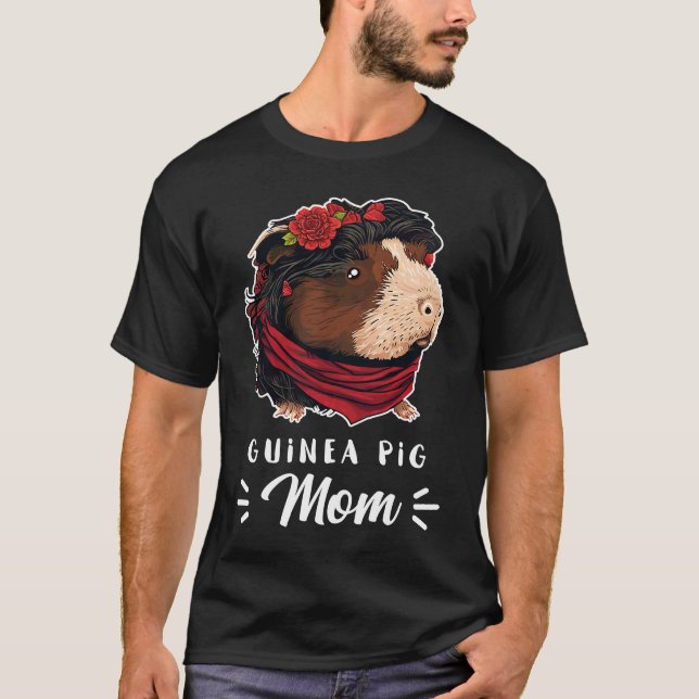 Camiseta Guinea Pig Mom Outfit for Guinea Piggies Girl (Frente)