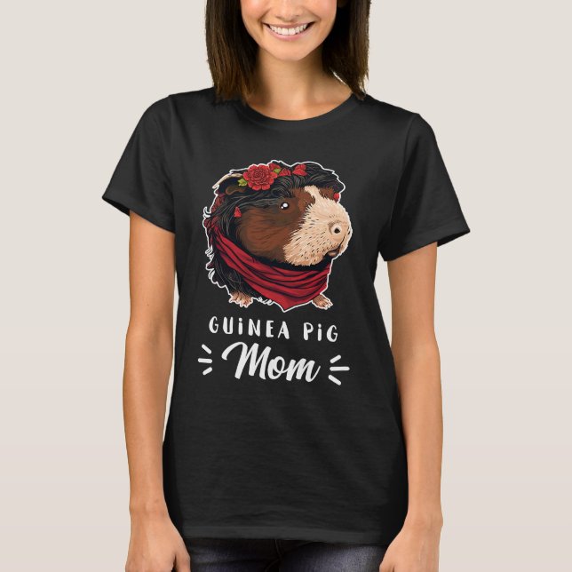 Camiseta Guinea Pig Mom Outfit for Guinea Piggies Girl (Frente)