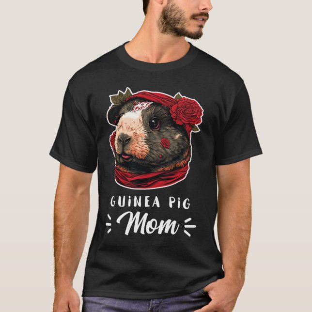 Camiseta Guinea Pig Mom Outfit for Guinea Piggies Girl   1 (Frente)