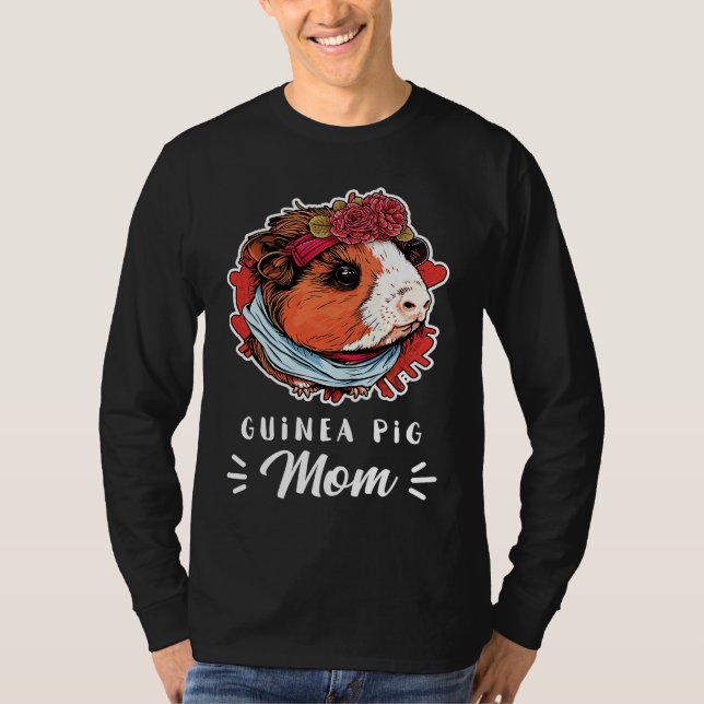 Camiseta Guinea Pig Mom Outfit for Guinea Piggies Girl   3 (Frente)