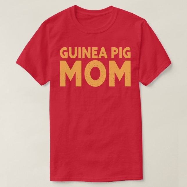 Camiseta Guinea Pig Mom Premium2274  (Frente do Design)
