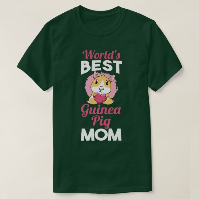 Camiseta Guinea Pig Mom Premium2278  (Frente do Design)