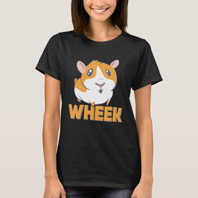 Camiseta Guinea Pig Owner cute Wheek (Frente)