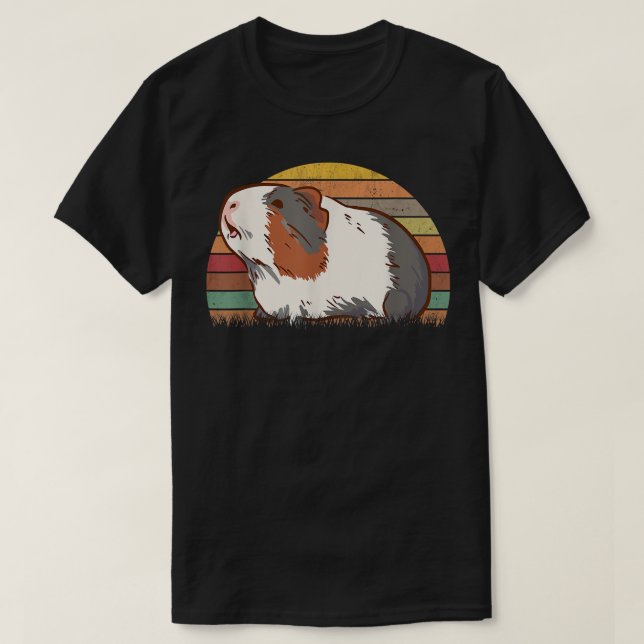 Camiseta Guinea Pig Retro Guinea Pig Vintage  (Frente do Design)
