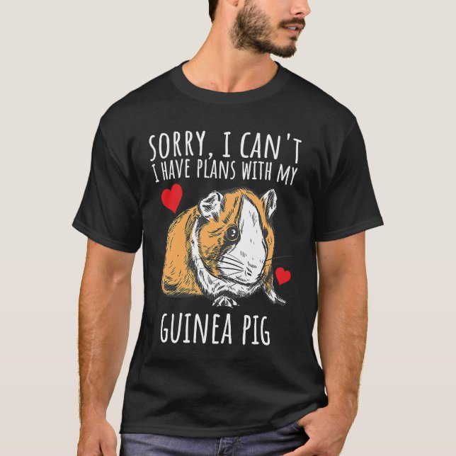 Camiseta Guinea pig saying owner (Frente)