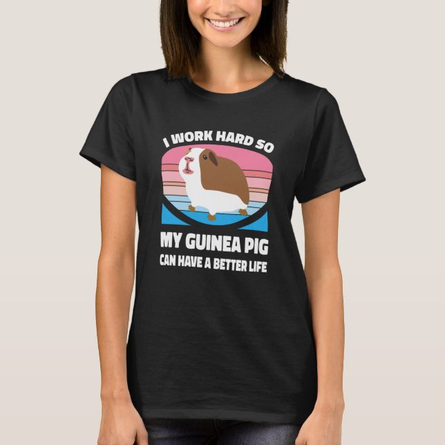 Camiseta Guinea Pig Saying Pet Furry Potato Girls Kids (Frente)