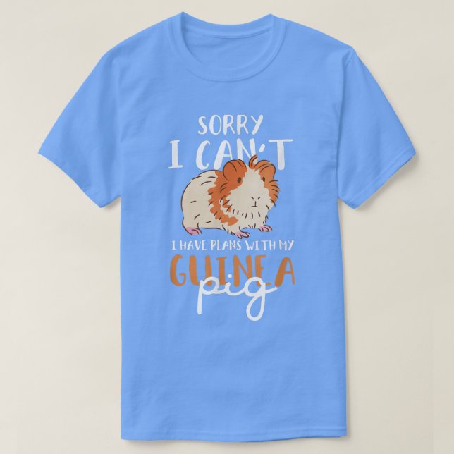 Camiseta Guinea Pig Wheek Lover Guinea Pig Girl  (Frente do Design)