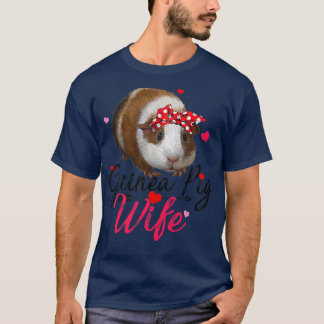 Camiseta Guinea Pig Wife Costume Shirt Women Guinea Pig Lov