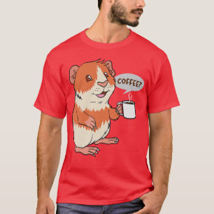 Camiseta Guinea Pigs and Coffee Ironic Monday Tired