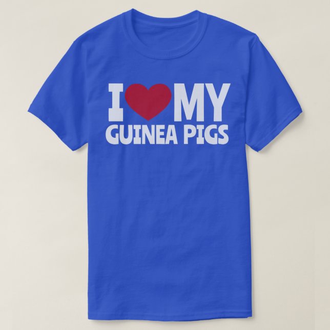 Camiseta Guinea Pigs LOVE  (Frente do Design)