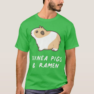 Camiseta Guinea Pigs & Ramen Cute Rodent Pet Kawaii Lover A